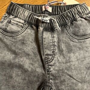 Levi's Kids Gray Denim Joggers